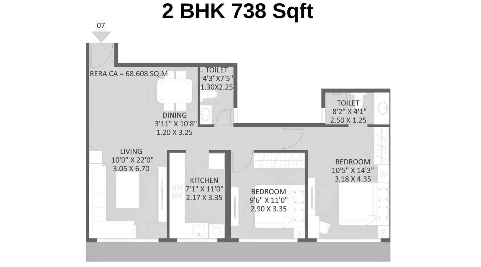 Maithili-The-Trellis-Floor-Plan-2-BHK-738-Sqft