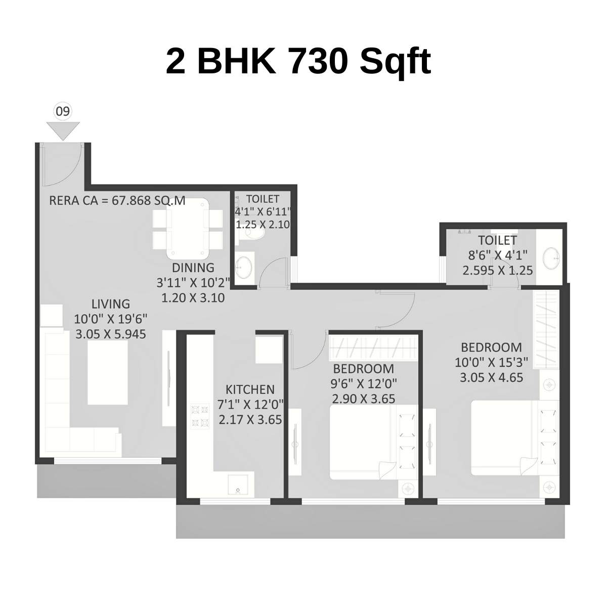 Maithili-The-Trellis-Floor-Plan-2-BHK-730-Sqft