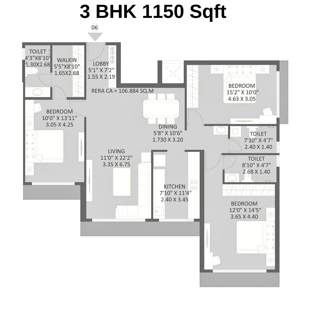 Maithili-The-Trellis-Floor-Plan-3-BHK-1150-Sqft